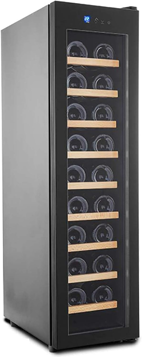 Cantine indipendenti, risparmio energetico, funzionamento silenzioso, Cantinetta frigo per vino 18 bottiglie da incasso o indipendente, IUBGFTO