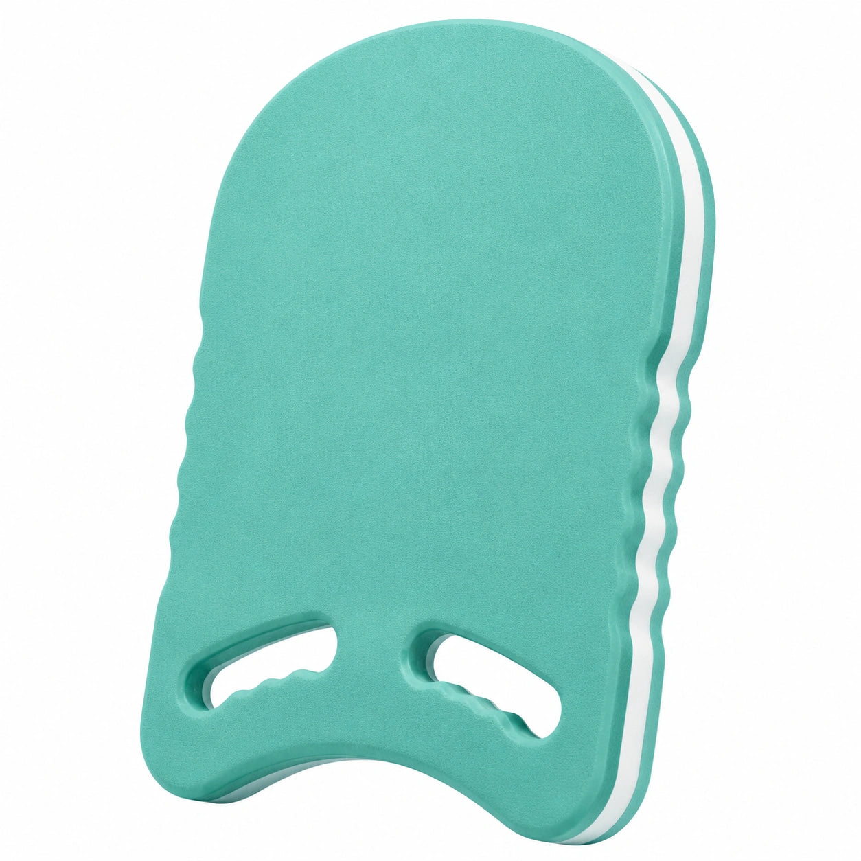 Tavoletta da Nuoto Verde con Maniglie Antiscivolo