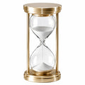 Clessidra Decorativa Grande in Metallo Dorato - 30 Minuti