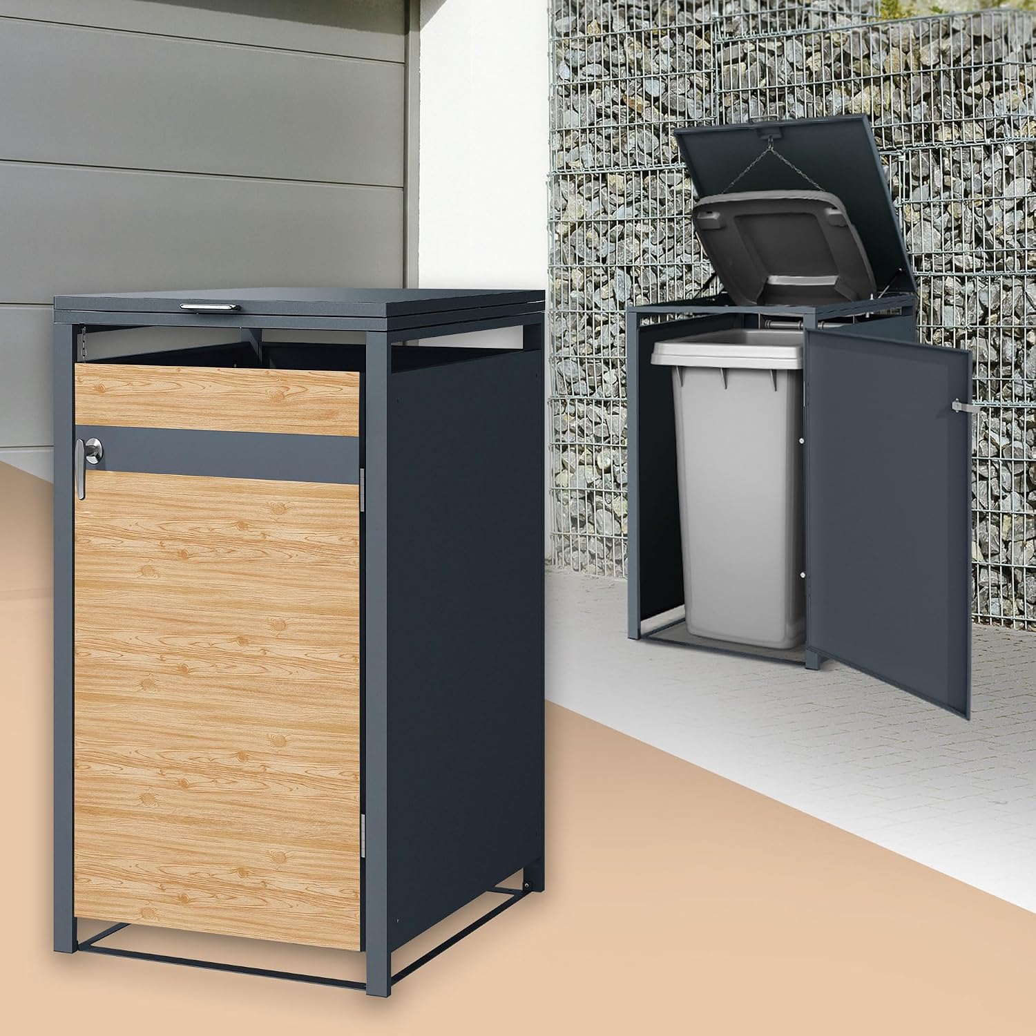 Secchi della spazzatura da esterni, ML DESIGN modern living