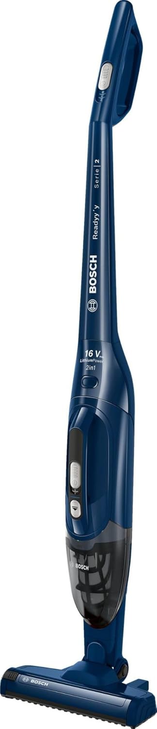 Bosch aspirapolvere senza fili, Blu, Scopa Elettrica e Aspirabriciole 2in1, 2 - Aspirapolvere Ricaricabile senza Filo