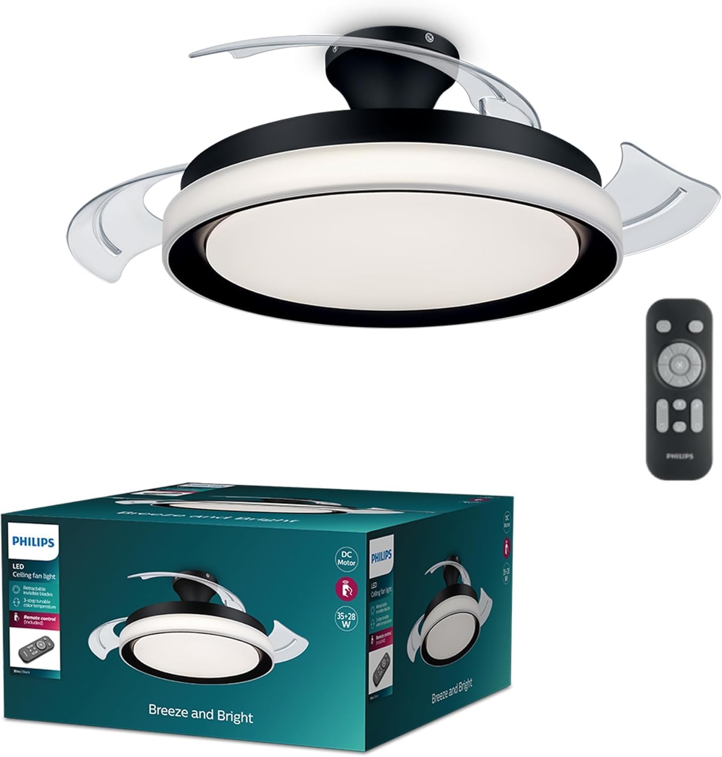 PHILIPS Ventilatori da soffitto con lampada