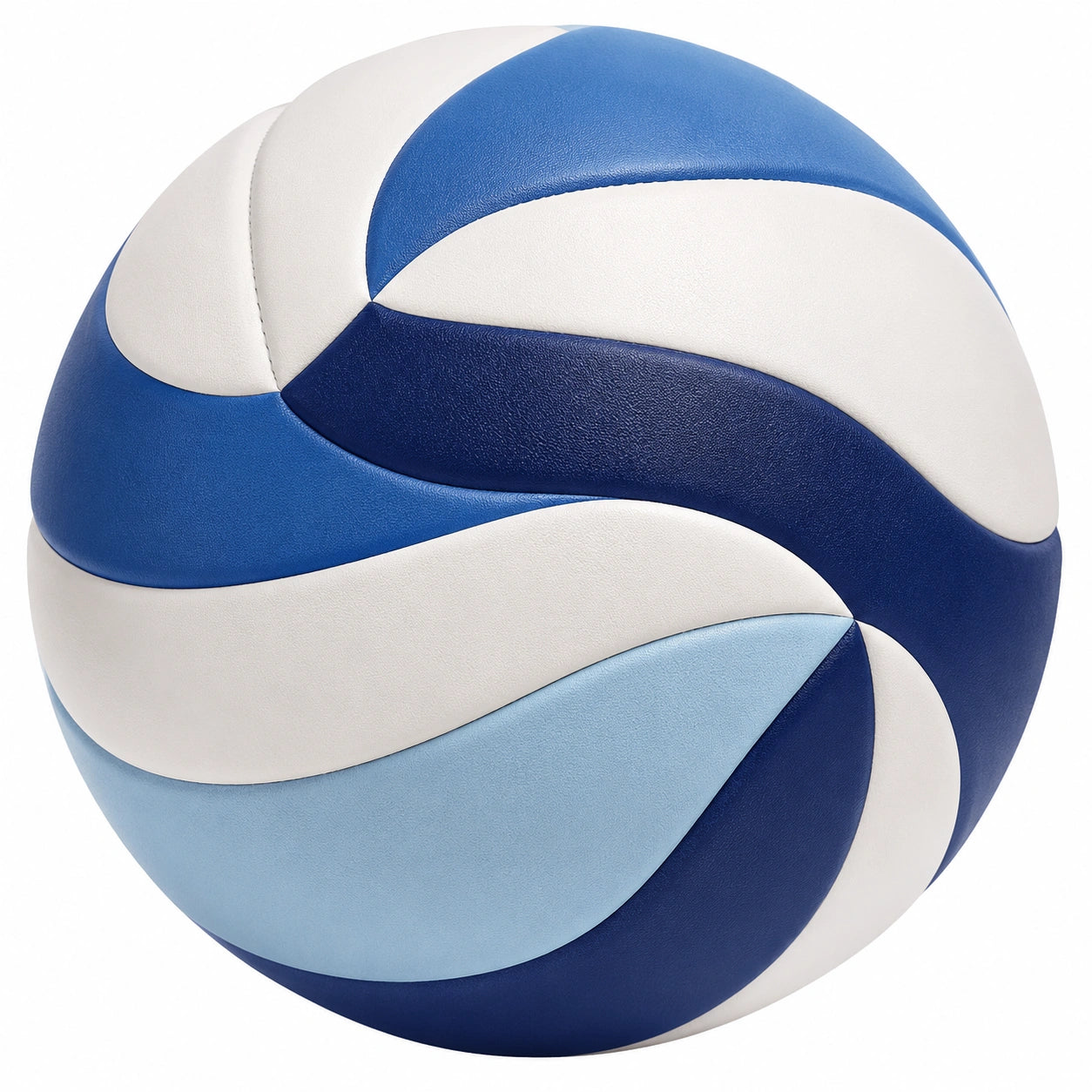 Pallone da Pallavolo Blu/Bianco con Design Curvo