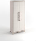 Armadio, da Esterno, Ideale per Balcone e Giardino, 8 Ripiani Pieghevoli, 80x44x182 H Cm, Portascope Gulliver, Sabbia, Beige, Keter