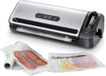 Macchine sottovuoto per alimenti FFS017X, umidi, portarotolo e taglierina integrati, aspirazione + sigillatura automatica, con Accessori, FoodSaver