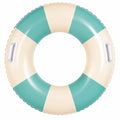 Anello da Nuoto Gonfiabile Verde e Beige con Maniglie