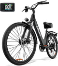 Bici elettriche, Bici Elettrica Per Adulti Da 26', E-bike Per Pendolari Urbani, 7 Velocità Batteria Rimovibile Autonomia, URLIFE