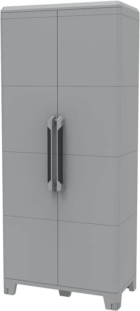 Armadio, Due Ante. Materiale: Plastica, da Esterno Interno, Transforming Modular 4, Multifunzionale Alto, TERRY