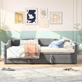 Divano, tessuto in velluto delicato sulla pelle, letto estraibile 90, 180 x 200 cm, letto matrimoniale, singolo con estraibile, KeepGoon