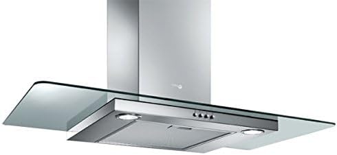 Cappe aspiranti, Cappa Cucina Aspirante 60 cm colore Inox Vetro -SEMPIONE IX, TURBOAIR