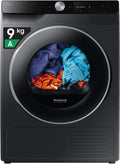 Samsung DV90DG6845LB asciugatrice, 9 kg, AI Control, Pompa di Calore, Wifi, QuickDrive, AI Dry, Sensore Optimal Dry, Carica Frontale