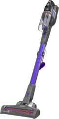 Aspirapolvere senza fili BDPSE1815P-QW, a Batteria Litio, Separabile, Portatile, Tecnologia Antigroviglio, Viola Metallizzato, BLACK+DECKER