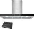 Cappe a muro TSHM77SS-90, Sistema di Ricircolo e Canalizzazione e Filtri a Carbone, COMFEE'