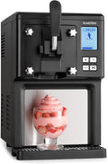 Macchine del gelato, 1,5 litri, funzione di mantenimento in freddo, timer digitale, nera, senza pre-congelamento, KLARSTEIN
