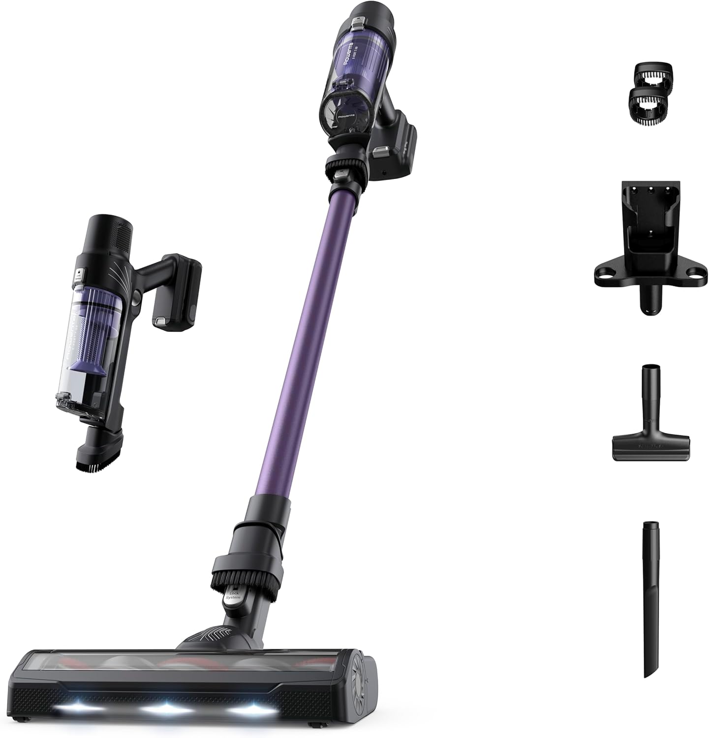 Aspirapolvere senza fili RH6A31WO, X-Pert 7.60 Allergy, Autonomia Fino a 45 min, 140 W, Potente, Facile da Pulire, Rowenta