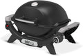 Barbecue elettrici 1100N, coperchio e corpo in alluminio pressofuso - Nero (1501925), 1 bruciatore, Q barbecue a gas, barbecue portatile, Weber
