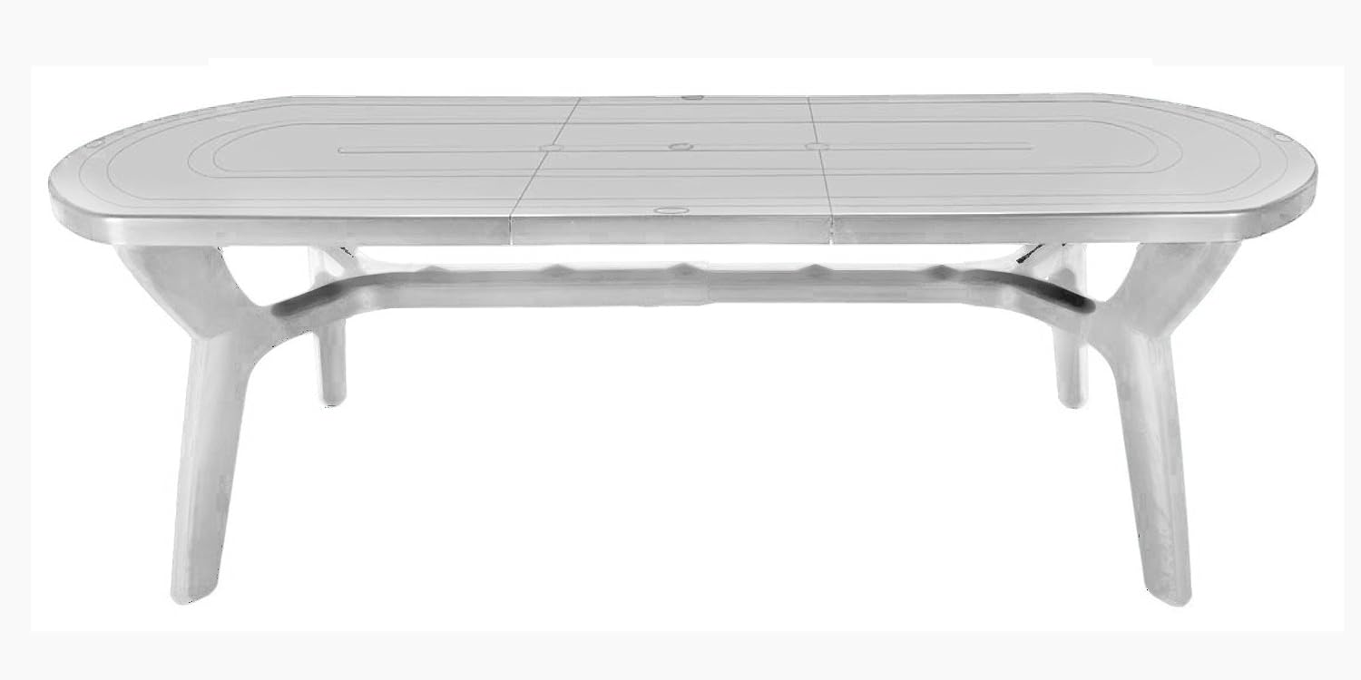 Tavoli standard, Tavolo da giardino allungabile in plastica, resina 180, 230 cm + OMAGGIO, Con omaggio incluso, GBSHOP