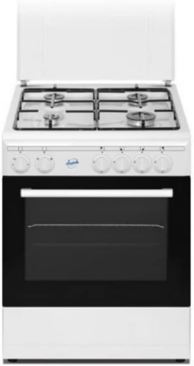 Piano cottura SD664WE, Ducati Cucina A Gas 60x60 cm Forno Elettrico 4 Fuochi Bianco, Schaub Lorenz