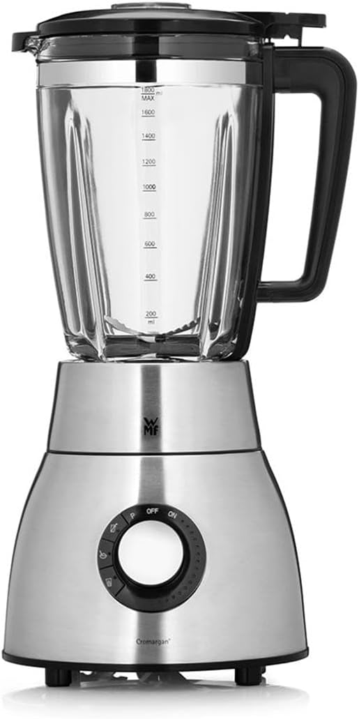 Frullatori da tavolo, Kult Pro Frullatore da 25.000 giri, 1.400 Watt, contenitore in vetro 1,8 L, min, frullatore ad alte prestazioni, WMF
