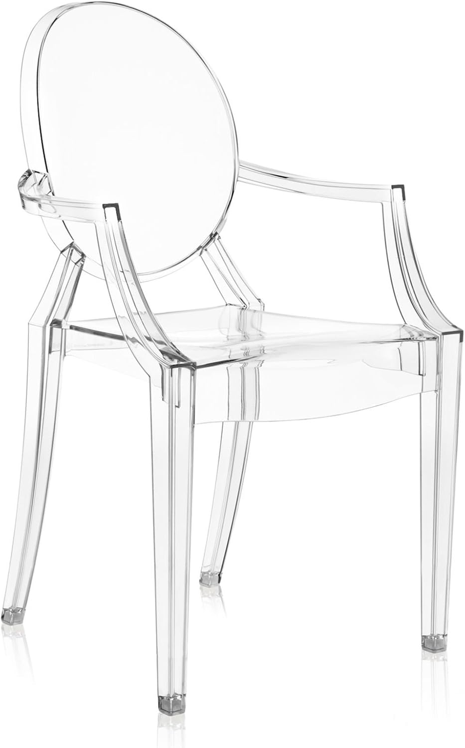 Sedie, Louis Ghost, Cristallo, Set da 4, Kartell
