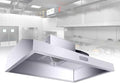 Cappe di aspirazione, Cappa di scarico commerciale in acciaio inossidabile - Cappa da cucina per cucina e ristorante, Generic