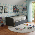 Divano, letto singolo con secondo letto estraibile – Design funzionale - Bas, MOBILFINO CAMERETTE