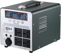 Generatore 220-230V, Power Station 1000 W, con 4 uscite CA, Camper, Droni, Pronto Soccorso e Illuminazione Esterna, mashine