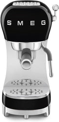 Smeg ECF02BLEU macchina da caffè, Espresso Manuale, Made in Italy, Cappuccino System, Thermoblock, Tazze Grandi e Funzione Caffè Doppio, 1350 W, Nero