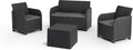 Set mobili da giardino, Rosalie Lounge Set Graphite, Keter
