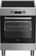 Piano cottura FSE69300X, Forno Multifunzione con 6 Funzioni di Cottura, Grill Elettrico e Timer + a Induzione con 4 Zone Cottura, Classe A, Beko
