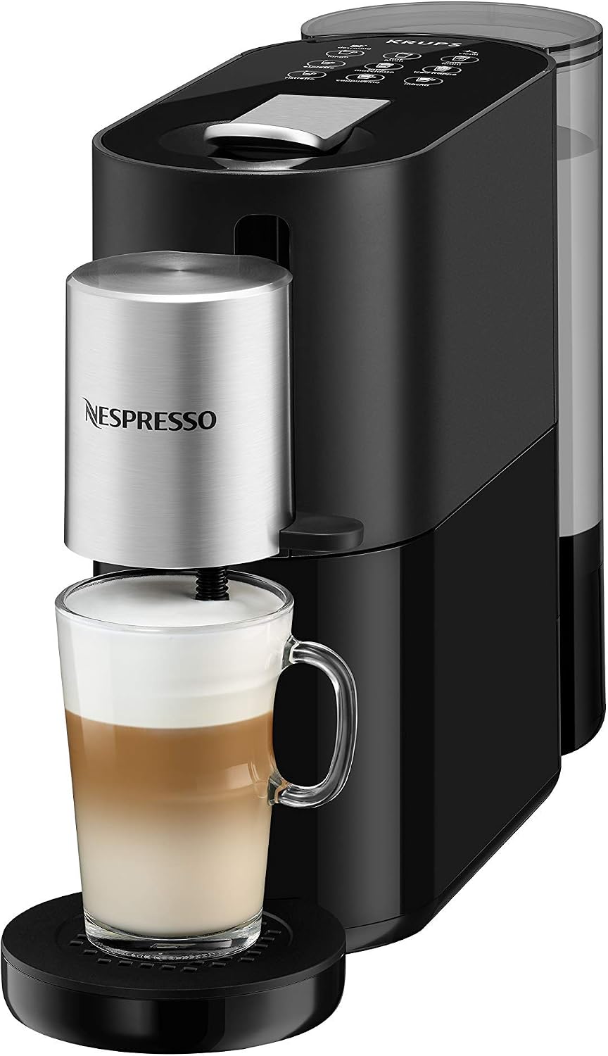 Macchina da caffè XN8908, Nespresso Atelier, sistema a capsule Nespresso, colore nero, argento, KRUPS