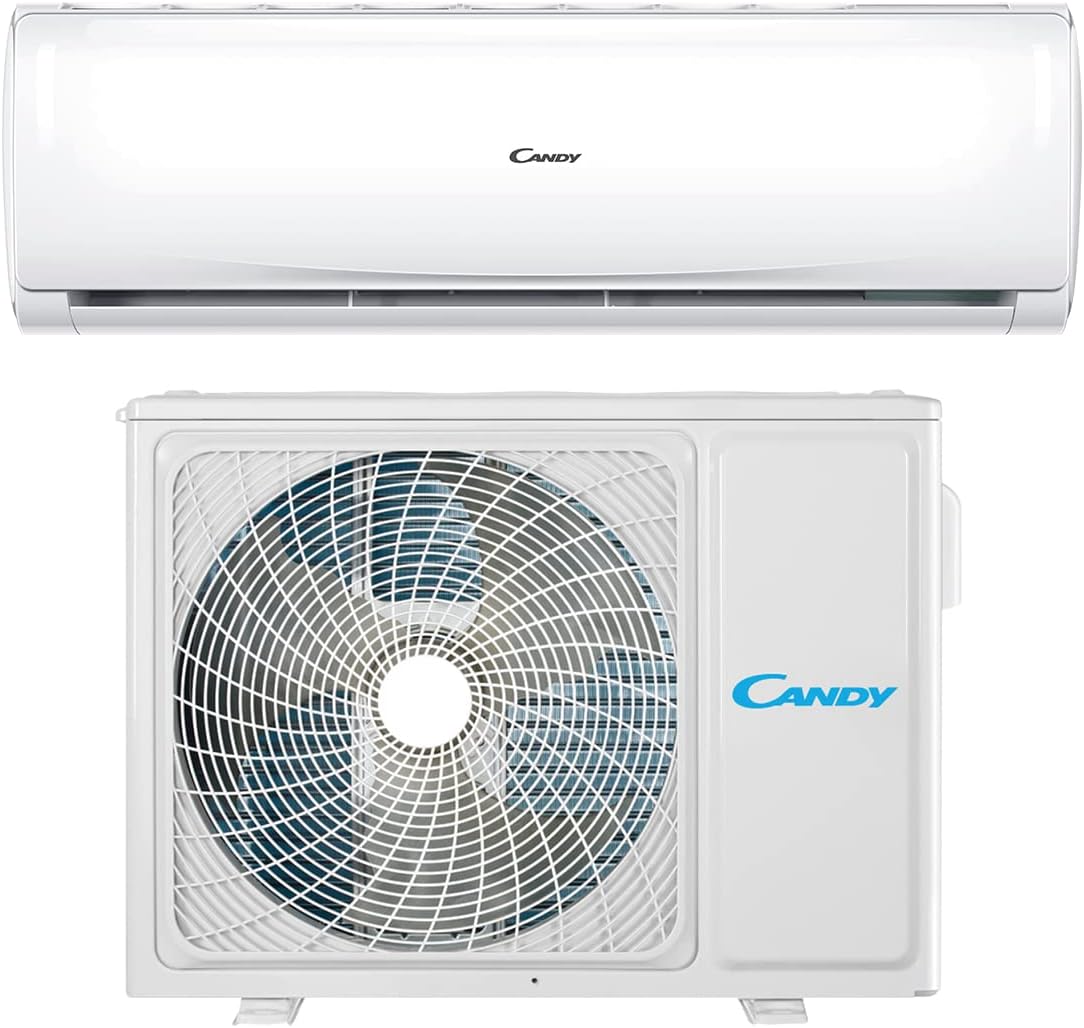 Climatizzatore split, Climatizzatore Monosplit con Unità Esterna e Interna 18000 Btu, Condizionatore Smart Linea Pura, CANDY