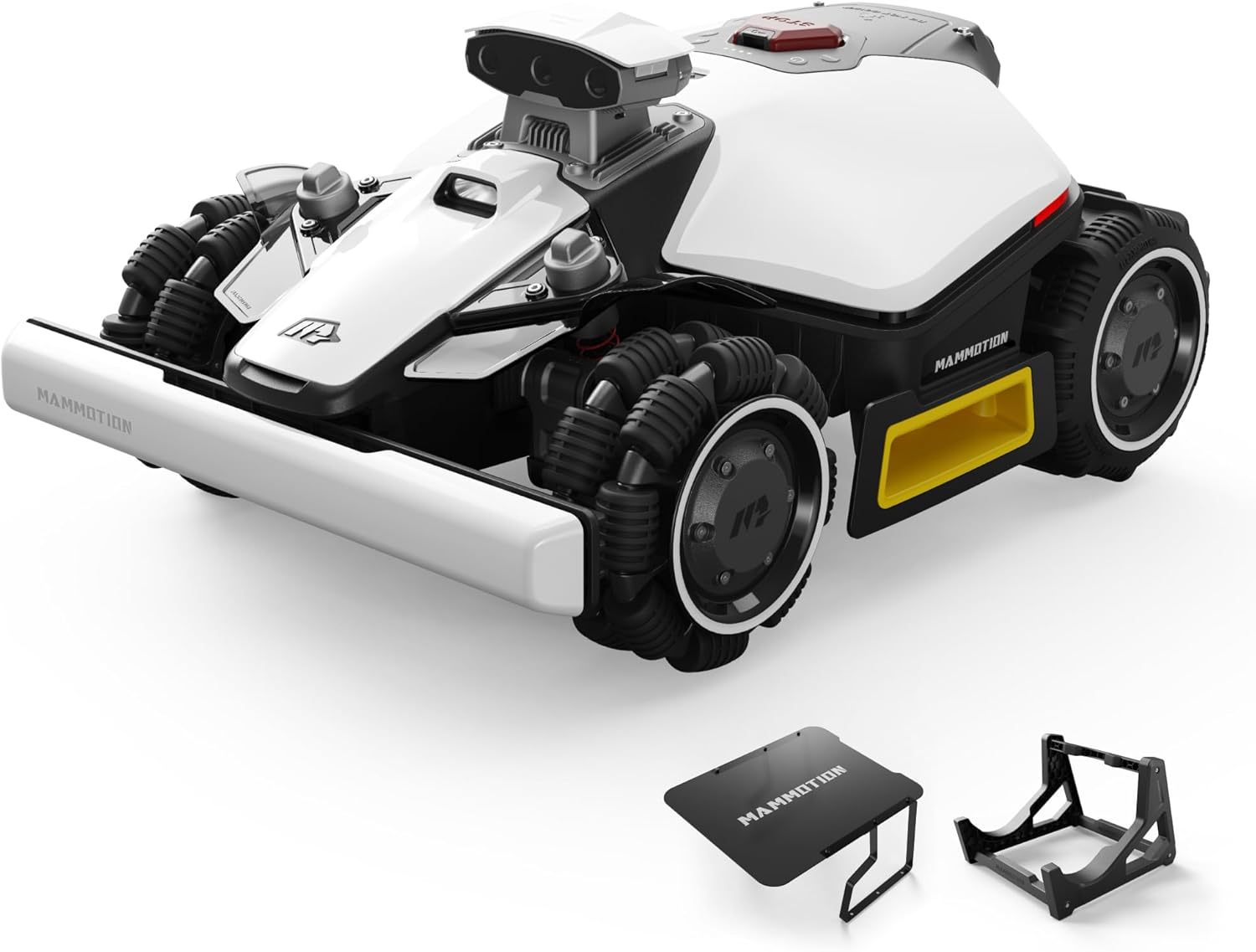 Robot tagliaerba, Pendenza 80%, Mappatura Automatica, DropMow, Visione AI Tri-Camera e Posizionamento NetRTK, Mammotion