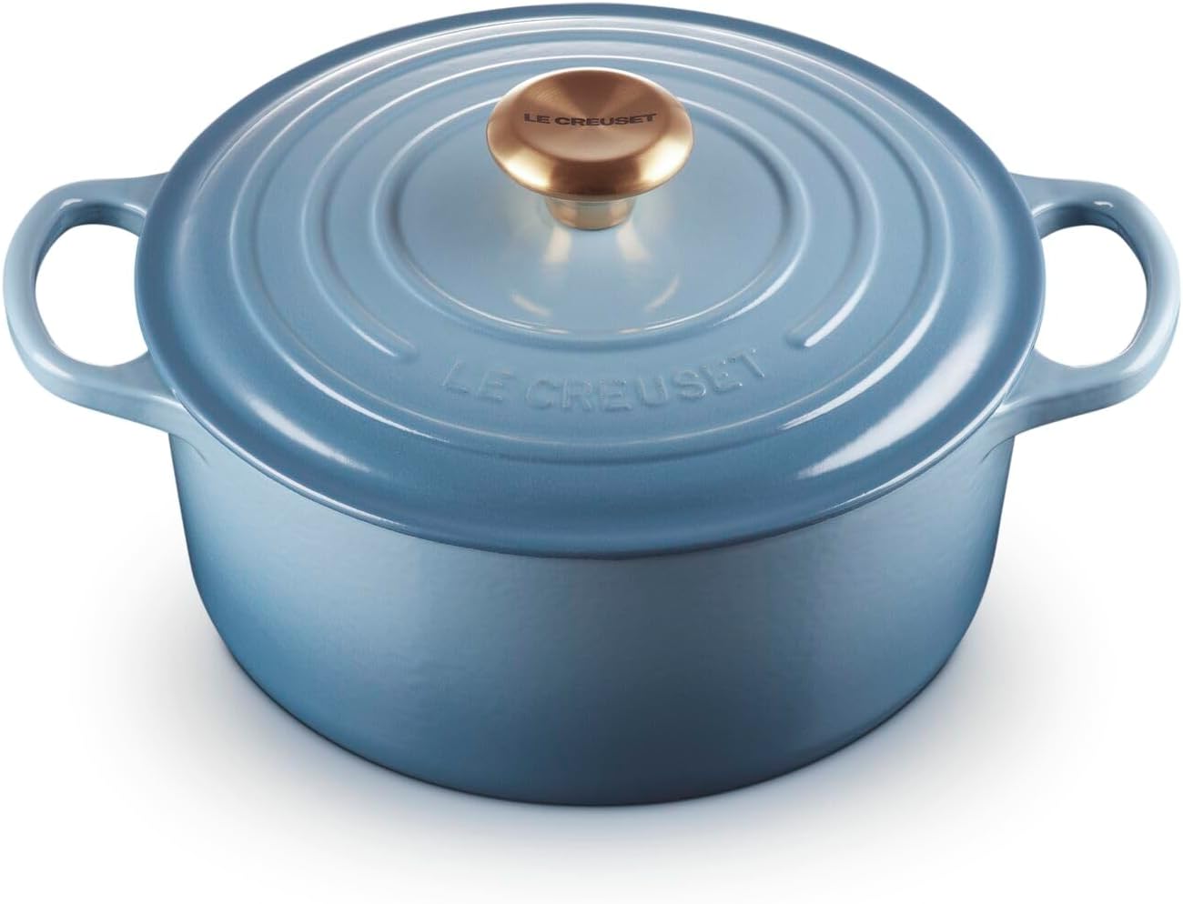Cocotte, rotonda Evolution in ghisa vetrificata con Coperchio, Chambray, ⌀ 24 cm, 21177244344441, LE CREUSET