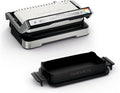 Moulinex GI784D Piastre, Griglia Elettrica, Pasto Completo, Indicatore di Cottura, Antiaderenti, Optigrill 4in1 XL, Capacità 6-8 Persone